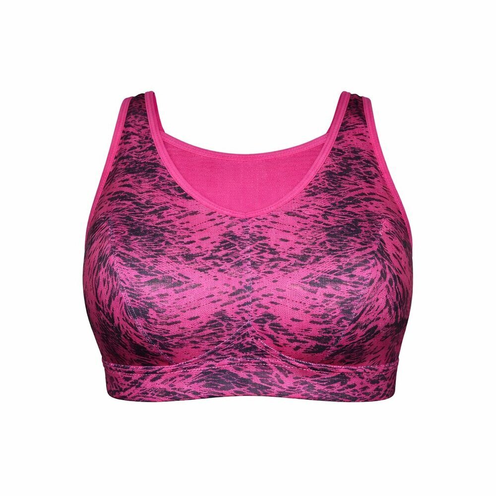 GLAMORISE SPORT Pink Black Bra Size 40G